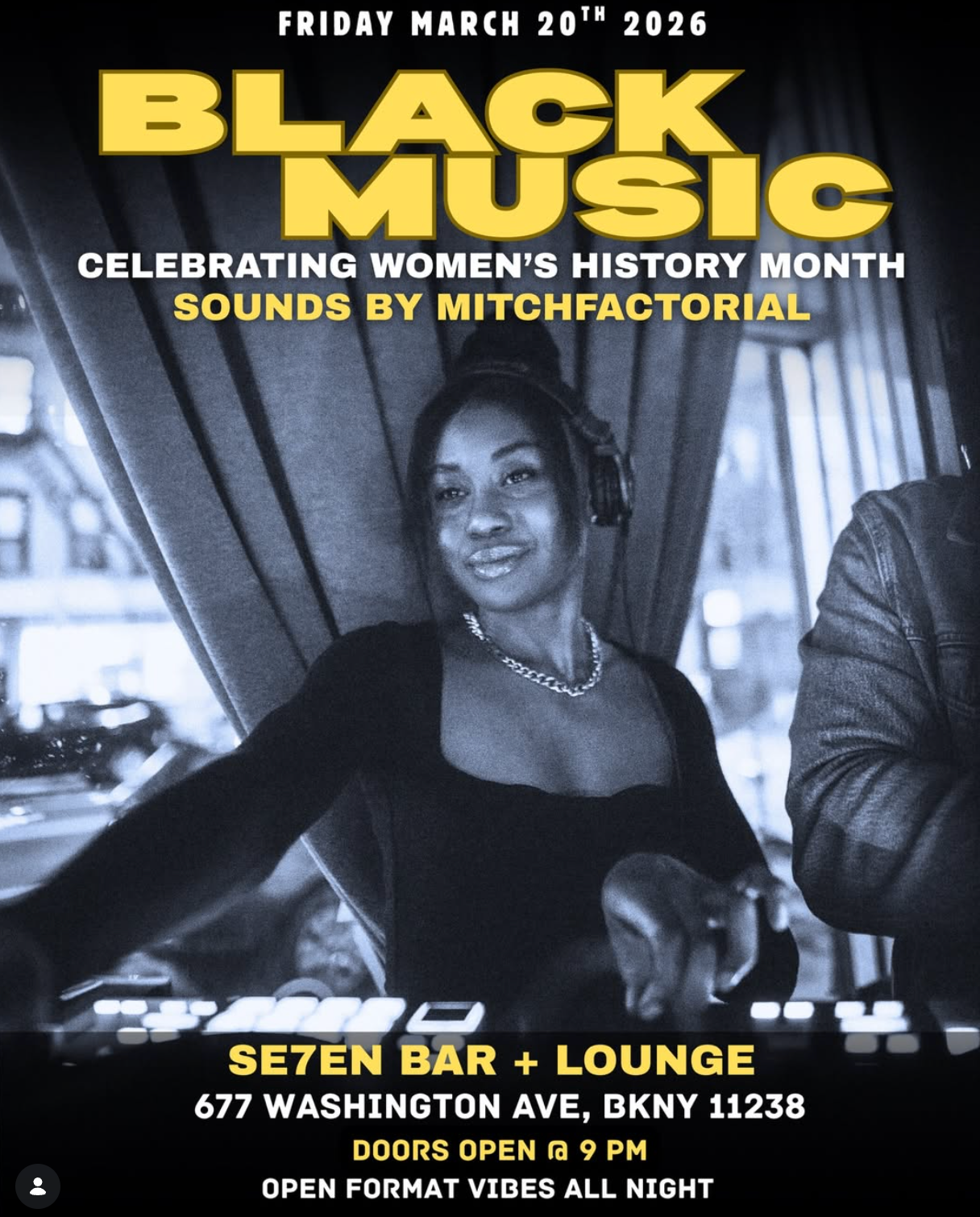 Black Music flyer